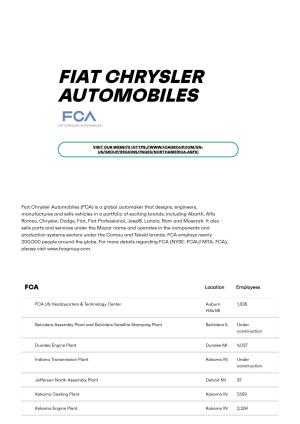 Fiat Chrysler Automobiles