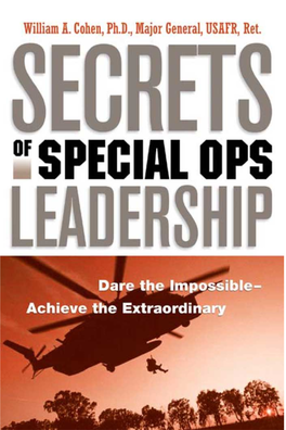 SECRETS of SPECIAL OPS LEADERSHIP