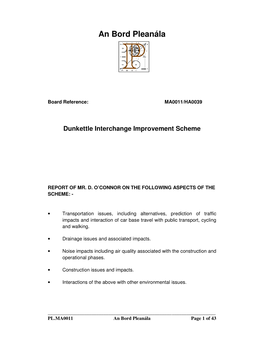 Dunkettle Interchange Improvement Scheme