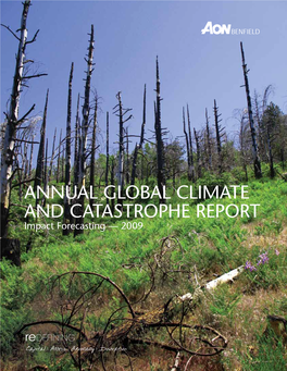 ANNUAL GLOBAL CLIMATE and CATASTROPHE REPORT Impact Forecasting — 2009