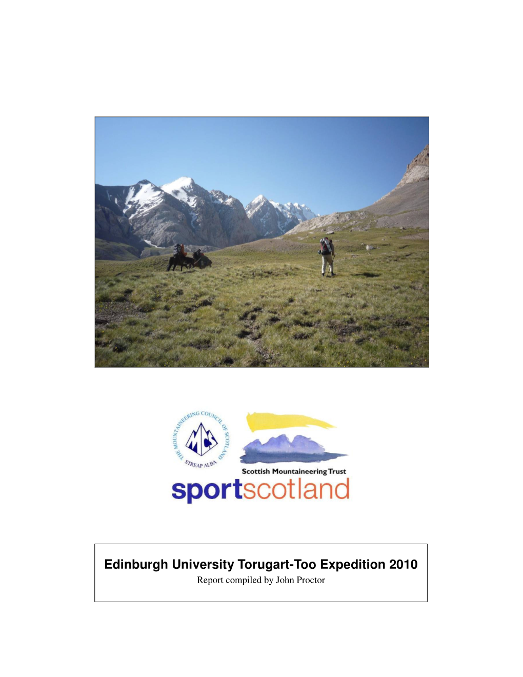 Edinburgh University Torugart-Too Expedition Report