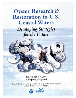 Oyster Research and Restoration in U.S