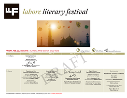 FF Lahore Literary Festival
