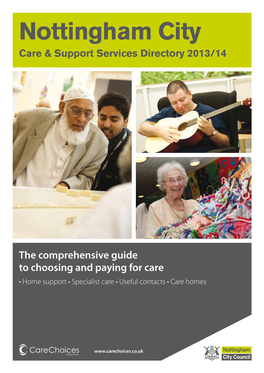 Nottingham City Care & Support Services Directory 2013/14