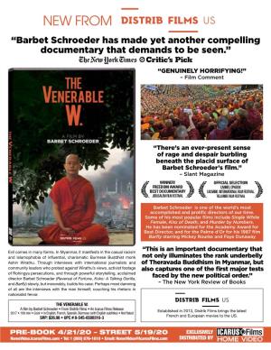 NEW from “Barbet Schroeder Has Made Yet Another Compelling Documentary That Demands to Be Seen.”
