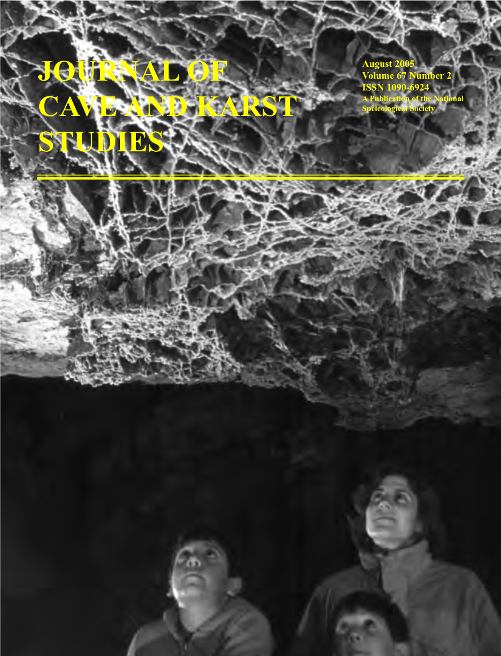 Journal of Cave and Karst Studies Editor Malcolm S