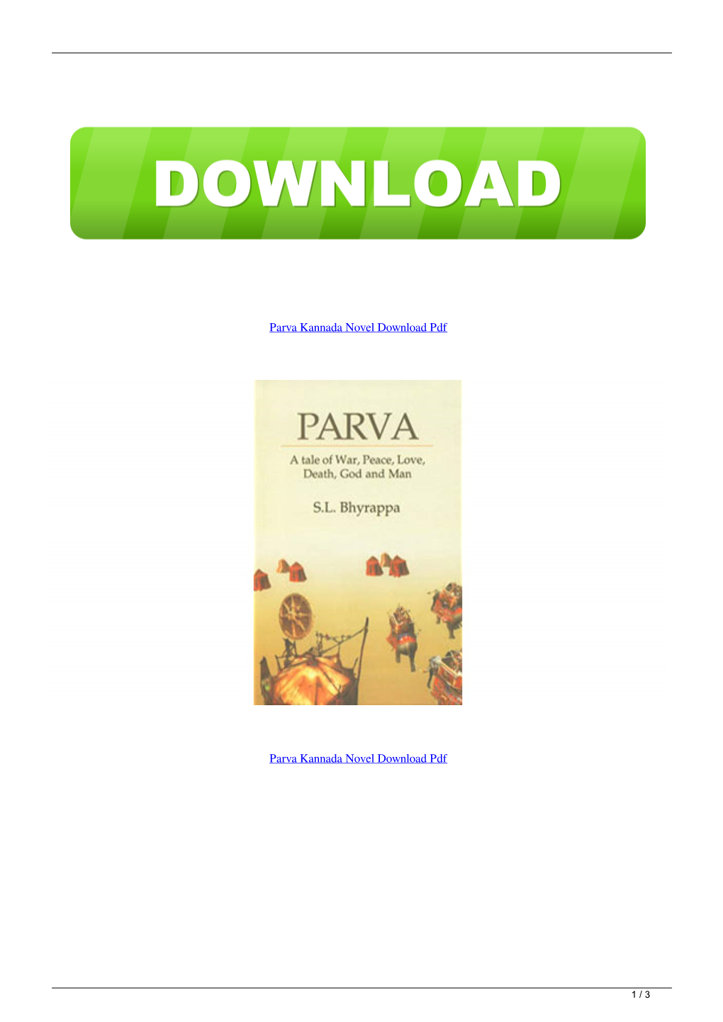 parva book review in kannada