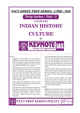 Indian History Culture