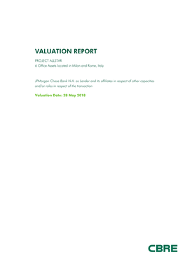 Valuation Report