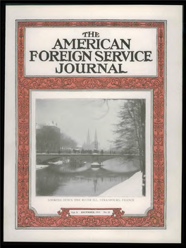 The Foreign Service Journal, December 1933