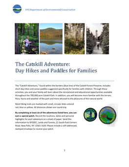 He Catskill Adventure: Ay Hikes and Paddles for Families