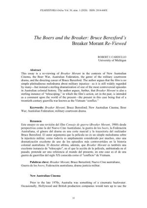 Bruce Beresford's Breaker Morant Re-Viewed