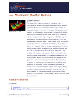 Macroscopic Quantum Mechanics