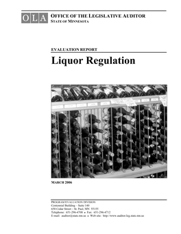 Liquor Regulation