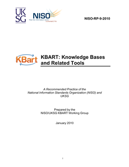 KBART: Knowledge Bases and Related Tools