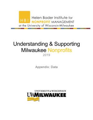 Understanding & Supporting Milwaukee Nonprofits