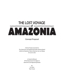 The Lost Voyage of Amazonia: Concept Proposal