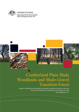 Cumberland Plain Shale Woodlands and Shale-Gravel Transition Forest