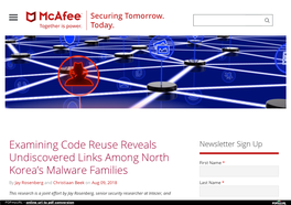 Examining Code Reuse Reveals Undiscovered Links Among North