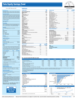 Inner 29 Equity Savings Fund