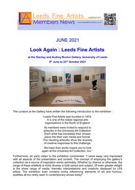 Look Again : Leeds Fine Artists