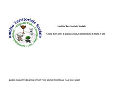 Ambito Territoriale Sociale Gioia Del Colle, Casamassima, Sammichele