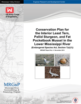 Conservation Plan for the Interior Least Tern, Pallid Sturgeon, and Fat