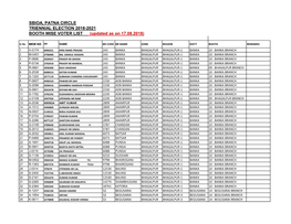 BOOTH WISE VOTER LIST As on 17.08.2018.Pdf