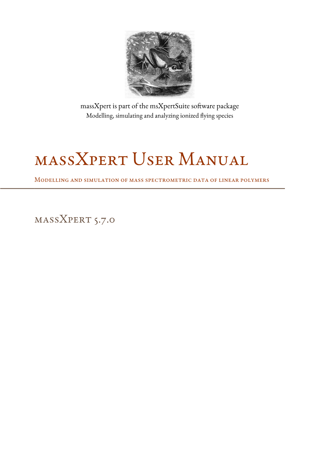 Massxpert User Manual