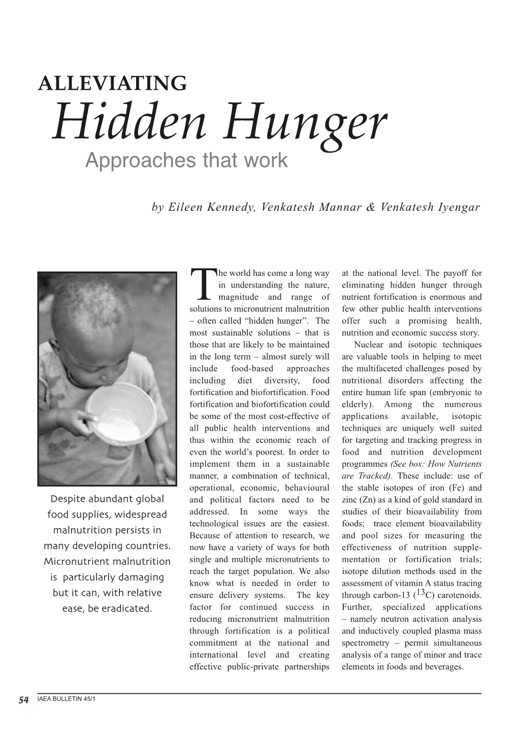 Hidden Hunger Approaches That Work
