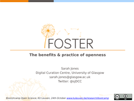 The Benefits & Practice of Openness