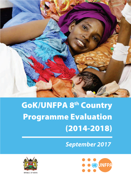 Gok/UNFPA 8Th Country Programme Evaluation (2014-2018)