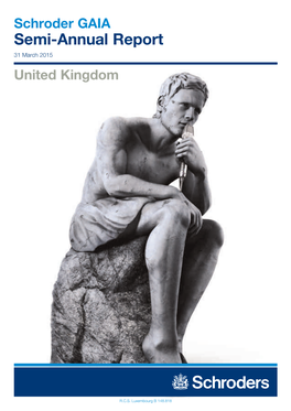 Semi-Annual Report 31 March 2015 United Kingdom