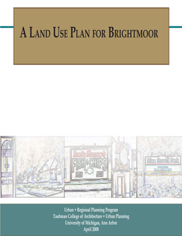 A Land Use Plan for Brightmoor