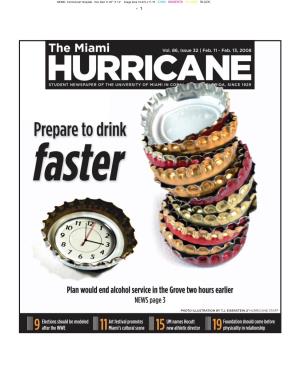 13, 2008 the Miami Hurricane News 1