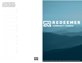 Worship Guide to See CALENDAR EXPLORE Outfitters in Andrews, NC from June 10Th- How God Is Faithfully Providing for Our Church