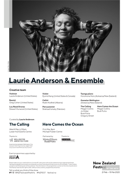 Laurie Anderson & Ensemble