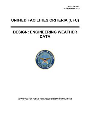 UFC 3-400-02 Design: Engineering Weather Data