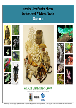 Oceania Species ID Sheets