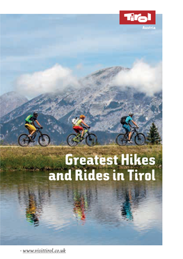 Greatest Hikes and Rides in Tirol