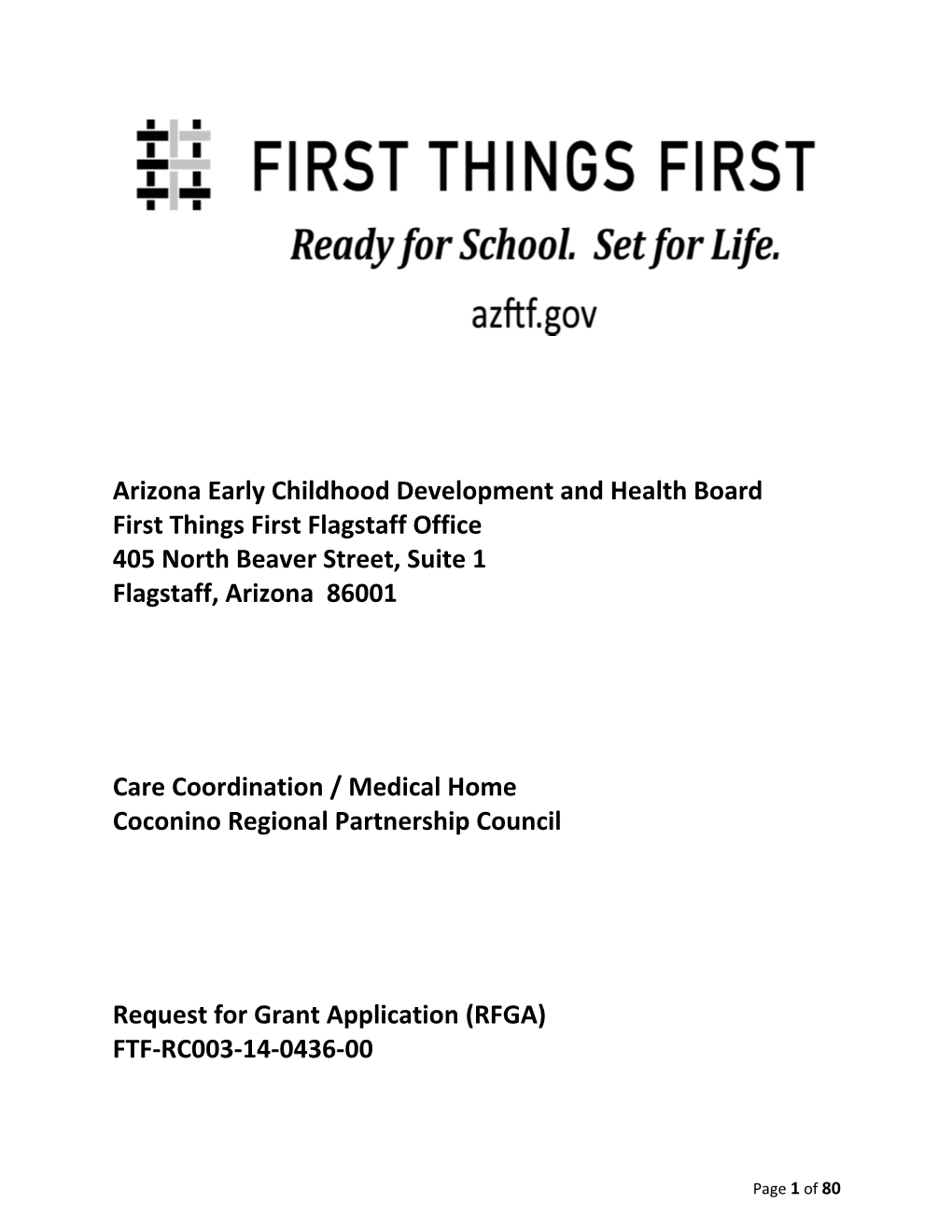 Arizona Early Childhood Development and Health Board s3