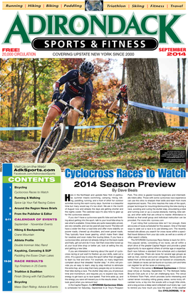 Cyclocross Races to Watch CONTENTS