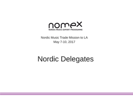Nordic Delegates V3