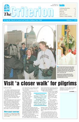'A Closer Walk' for Pilgrims