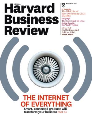 Harvard Business Review 7 HBR.ORG Features November 2014