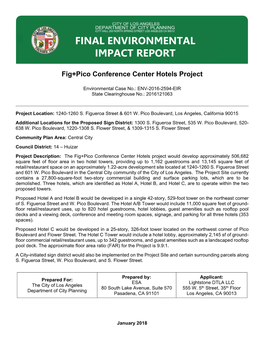 Final Environmental Impact Report