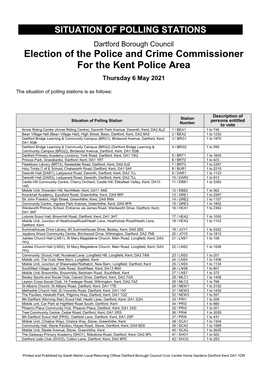 Situation of Polling Stations