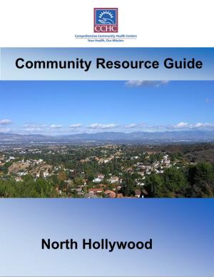 Community Resource Guide North Hollywood
