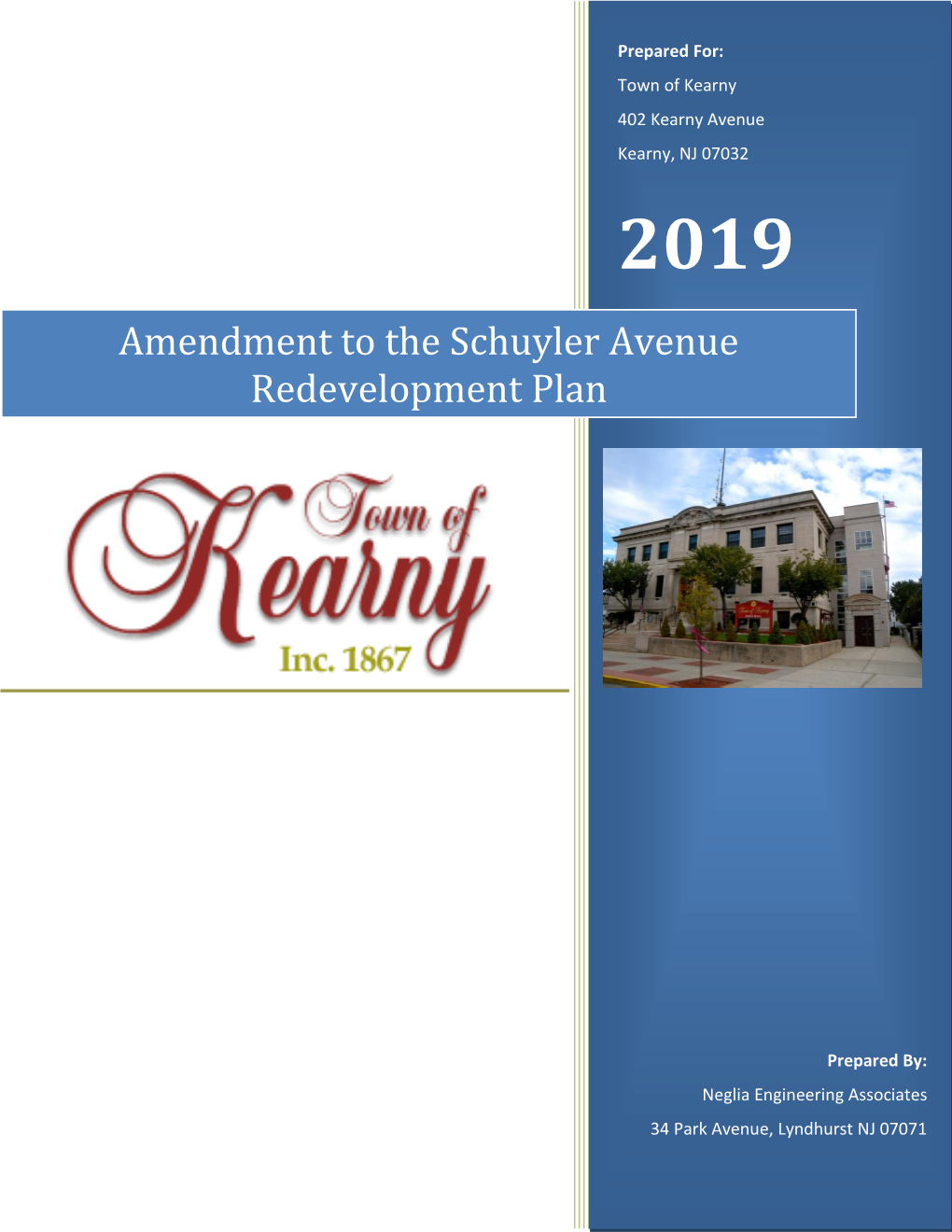 Amended Schuyler Avenue Redevelopment Plan