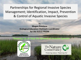 Identification, Impact, Prevention & Control of Aquatic Invasive Species